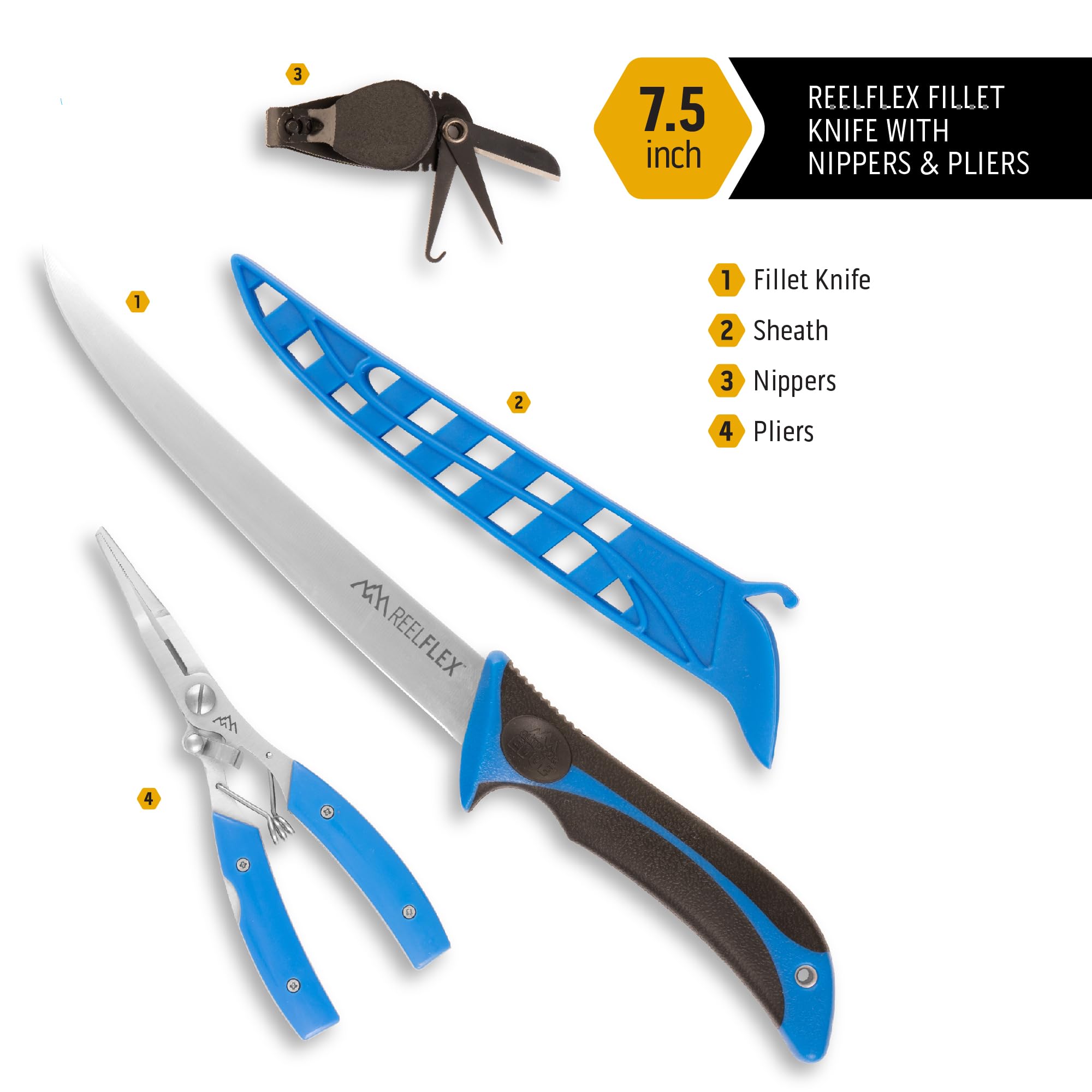 Amazon.com: OUTDOOR EDGE ReelFlex Fillet Knife with Sheath